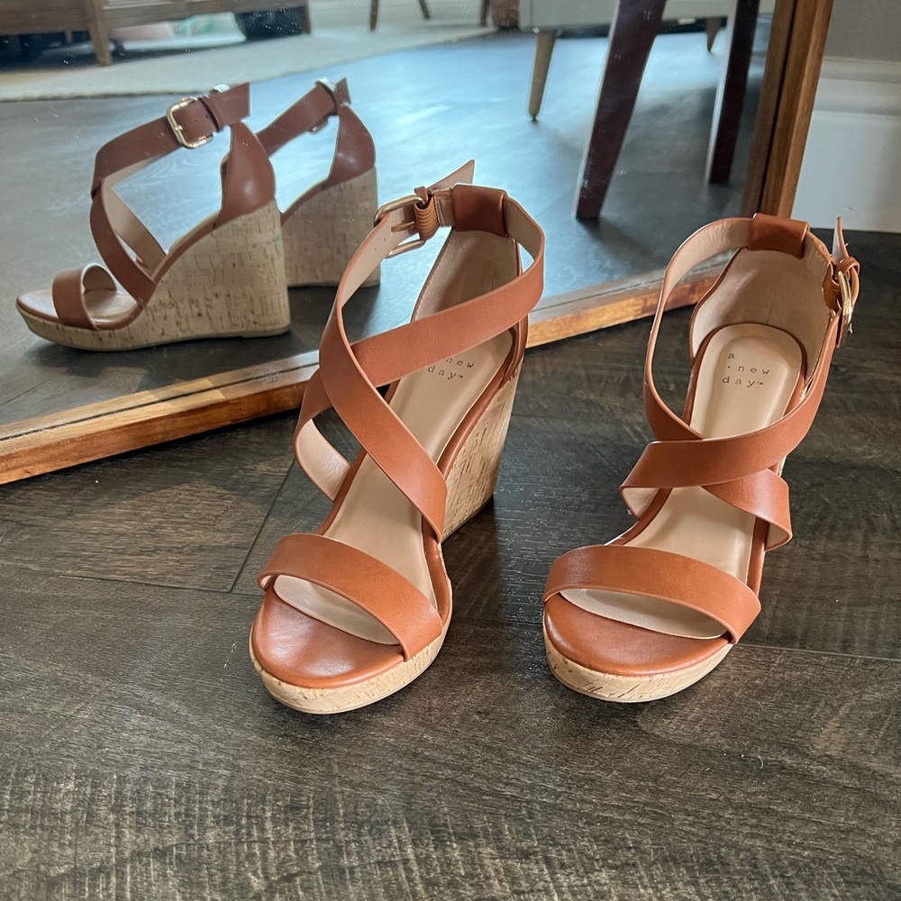 A New Day Cognac Wedges